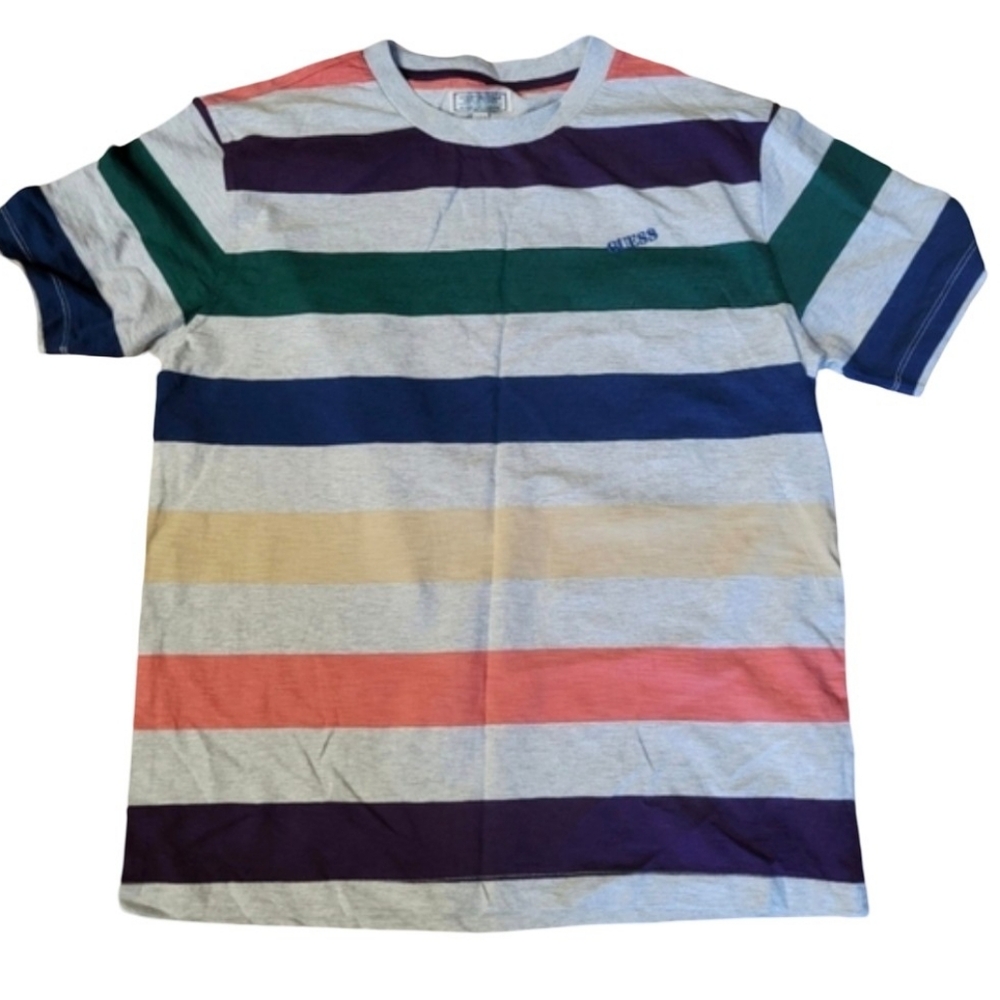 Guess Mens Oversized Vintage Inspired Tee Size M